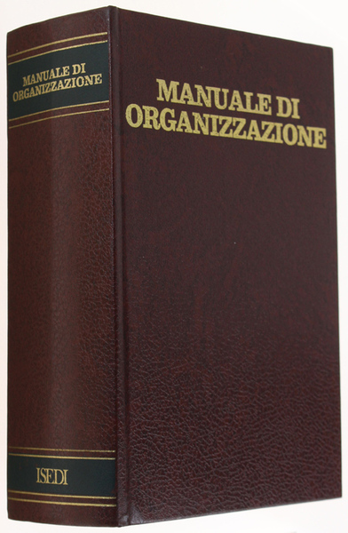 MANUALE DI ORGANIZZAZIONE.