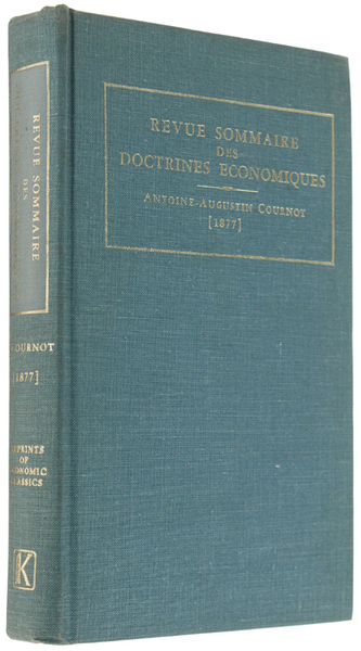 REVUE SOMMAIRE DES DOCTRINES ECONOMIQUES.