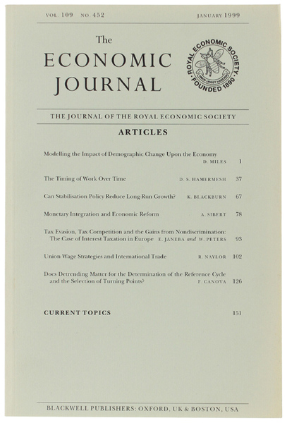 THE ECONOMIC JOURNAL - Vol. 109 No. 452 - January …