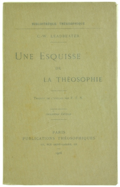 UNE ESQUISSE DE LA THEOSOPHIE.