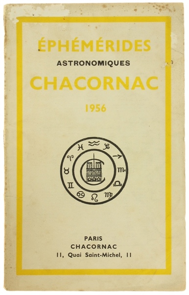 EPHEMERIDES ASTRONOMIQUES CHACORNAC 1956.