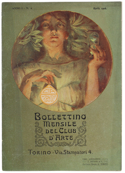 BOLLETTINO MENSILE DEL CLUB D'ARTE. Organo Ufficiale della Scuola di …