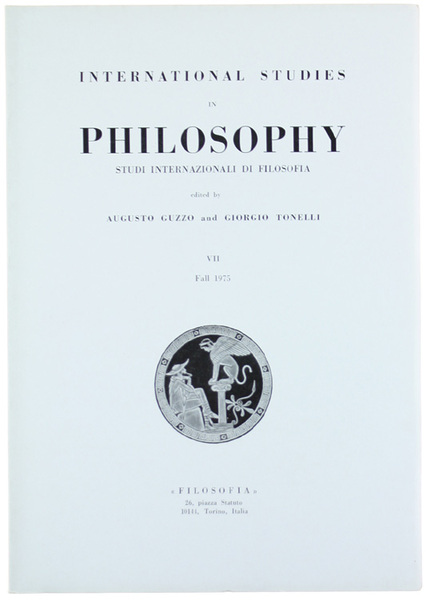 INTERNATIONAL STUDIES IN PHILOSOPHY. A Yearbook of General Philosophical Inquiry. …