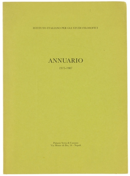 ANNUARIO 1975-1987.