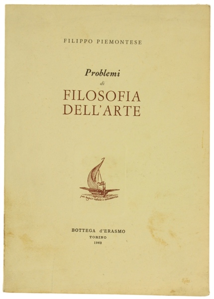 PROBLEMI DI FILOSOFIA DELL'ARTE.