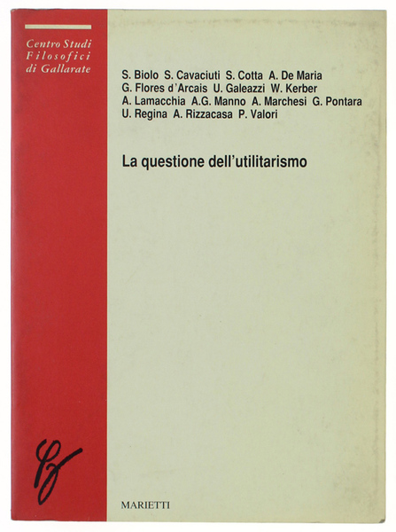 LA QUESTIONE DELL'UTILITARISMO