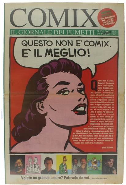 COMIX. IL GIORNALE DEI FUMETTI. N.00 - 19 marzo 1993 …
