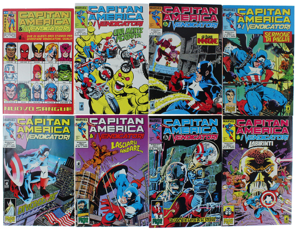 CAPITAN AMERICA & I VENDICATORI. Raccolta di 8 albi: # …