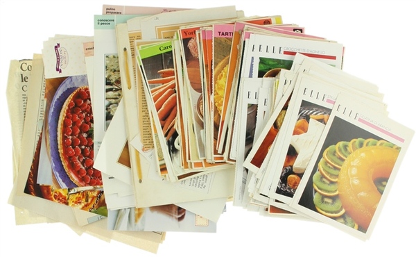 RICETTE DI CUCINA, raccolta di 225 pezzi.