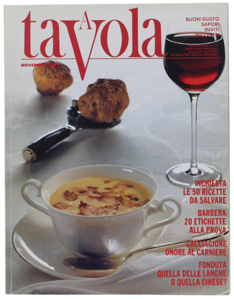 A TAVOLA. Novembre 1991.