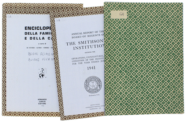 ALIMENTII: 4 saggi anni 1909-1950