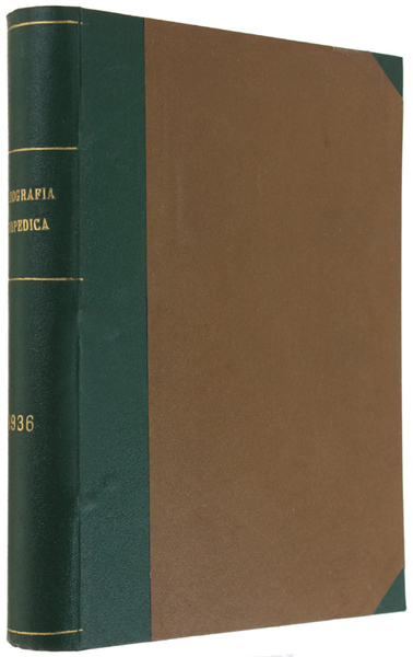 BIBLIOGRAFIA ORTOPEDICA. Anno XIX - 1936. Annata completa.