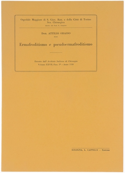 ERMAFRODITISMO E PSEUDOERMAFRODITISMO.