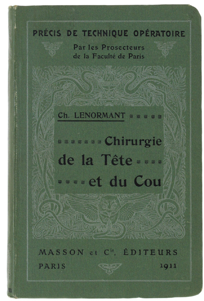 CHIRURGIE DE LA TETE ET DU COU.