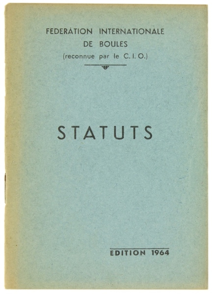 STATUTUS - Edition 1964.