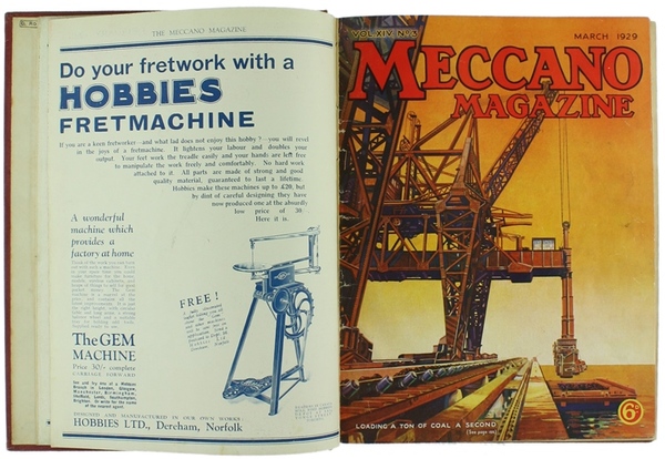 MECCANO MAGAZINE, Volume XIV - 1929 (12 monthly issues bound …
