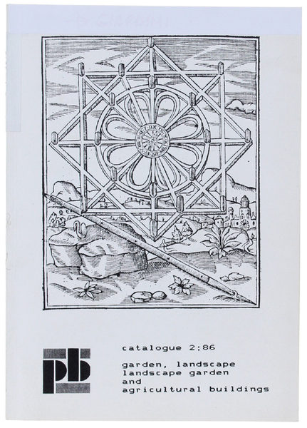 GARDEN, LANDSCAPE, LANDSCAPE GARDEN AND AGRICULTURAL BUILDINGS. Catalogue 2:86.