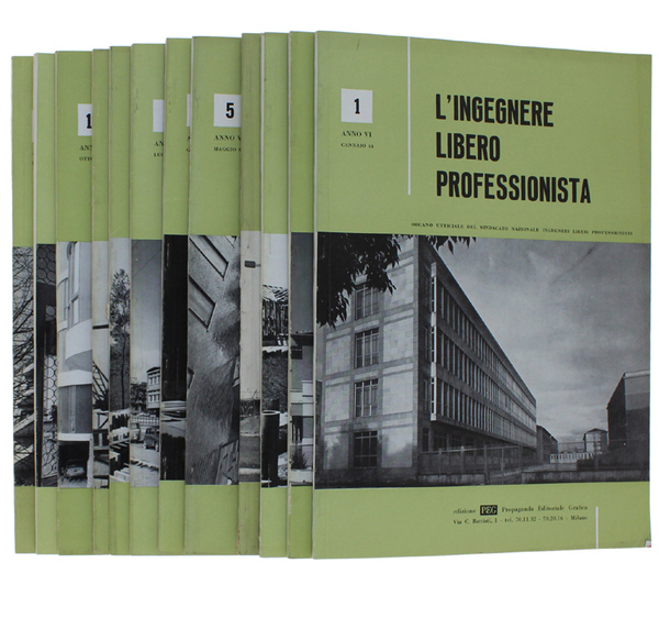 L'INGEGNERE LIBERO PROFESSIONISTA. Anno VI - Anno 1964. Organo ufficiale …