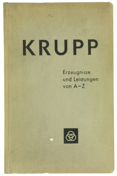 KRUPP. Erzeugnisse und Leistungen von A-Z.