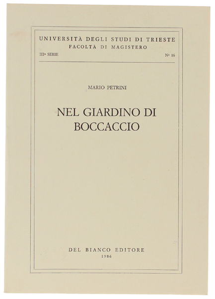 NEL GIARDINO DI BOCCACCIO.