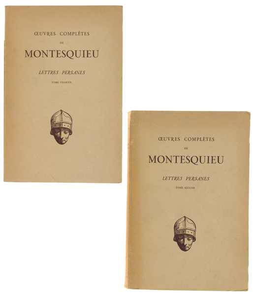 LETTRES PERSANES. Tome I + Tome II.