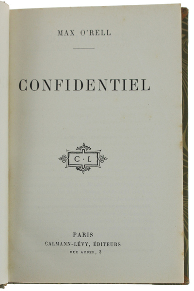 CONFIDENTIEL.