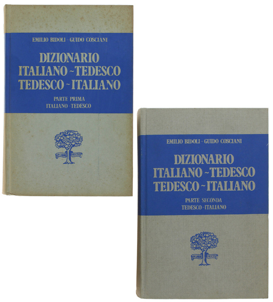 DIZIONARIO ITALIANO TEDESCO E TEDESCO ITALIANO [Completo 2 volumi]