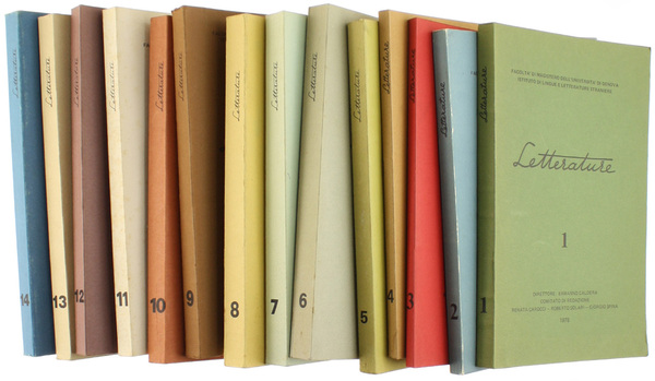 LETTERATURE. N. 1 - 2 - 3 - 4 - …