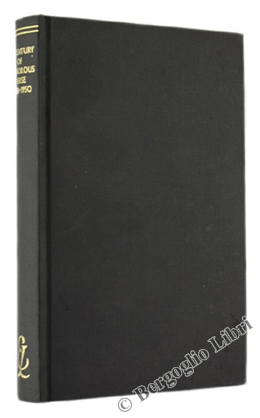 A CENTURY OF HUMOROUS VERSE 1850-1950.