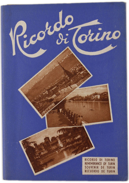 RICORDO DI TORINO [12 vedute fotografiche formato cartolina, album]