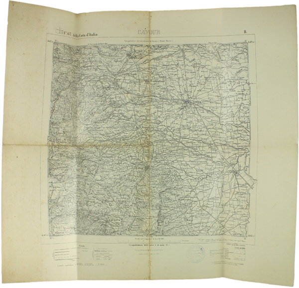CAVOUR. F° 67 - II. della Carta d'Italia.