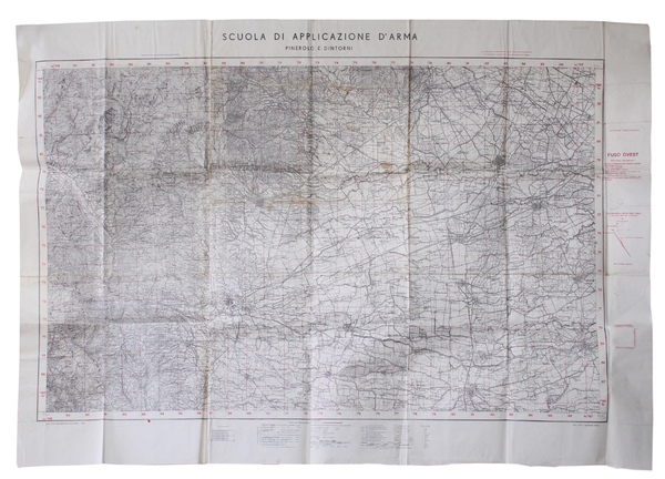 PINEROLO E DINTORNI. Scala di 1:25.000.