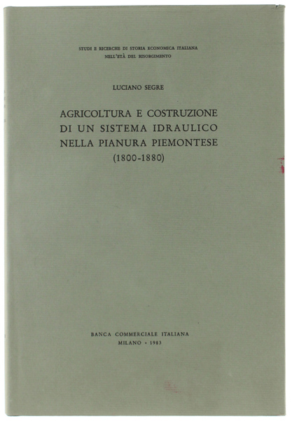 AGRICOLTURA E COSTRUZIONE DI UN SISTEMA IDRAULICO NELLA PIANURA PIEMONTESE …