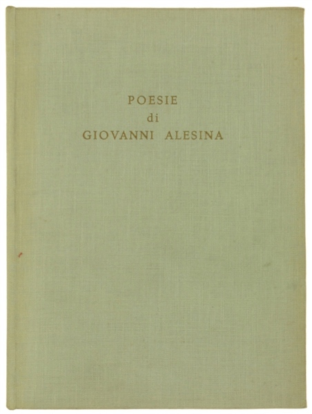 POESIE DI GIOVANNI ALESINA.