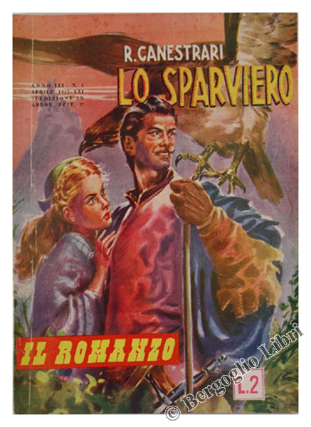 LO SPARVIERO.Il Romanzo, Anno III - N.4 - 1943.