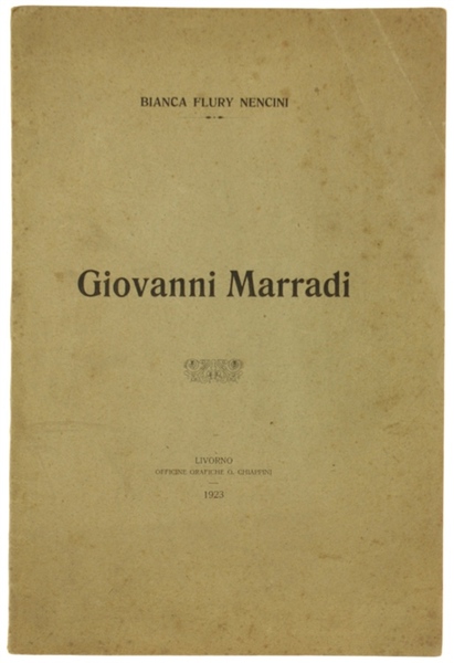 GIOVANNI MARRADI.
