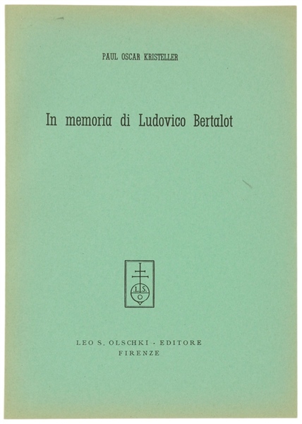 IN MEMORIA DI LUDOVICO BERTALOT.