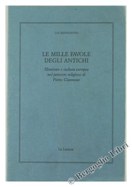 LE MILLE FAVOLE DEGLI ANTICHI. Ebraismo e cultura europea nel …