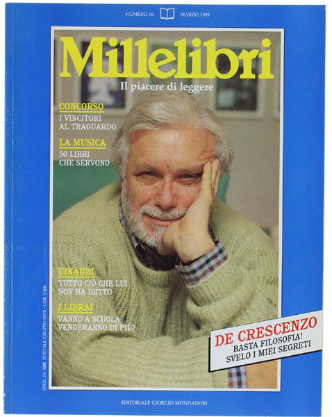 MILLELIBRI. Anno III, N. 16 - Maggio 1989.