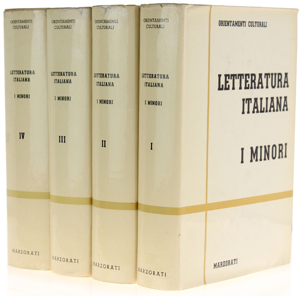 LETTERATURA ITALIANA - I MINORI. [opera completa]