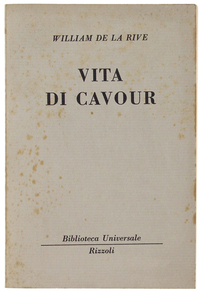 VITA DI CAVOUR.