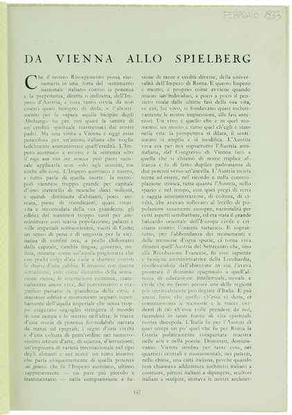 DA VIENNA ALLO SPIELBERG.