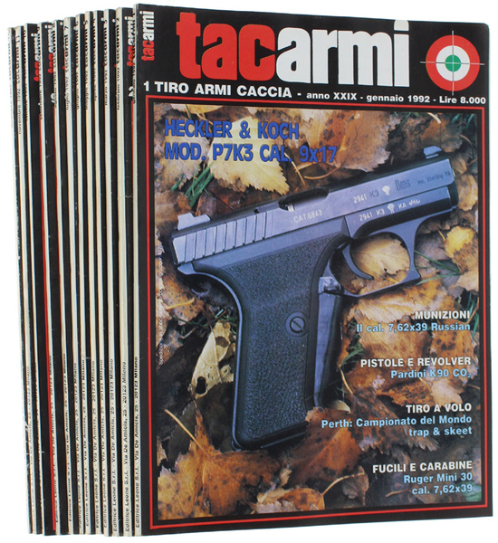 TAC ARMI. Tiro Armi Caccia. Annata completa 1992.
