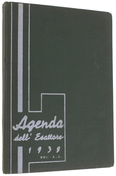 AGENDA DELL'ESATTORE 1939-XVII.
