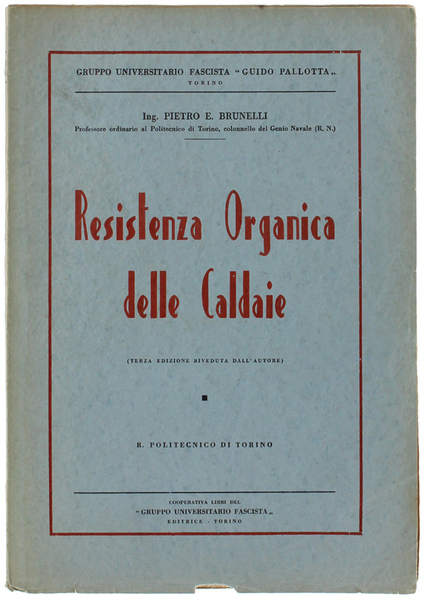 RESISTENZA ORGANICA DELLE CALDAIE.