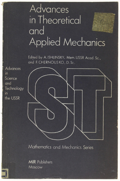 ADVANCES IN THEORETICAL AND APPLIED MECHANICS.