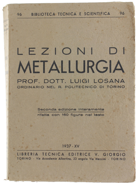 LEZIONI DI METALLURGIA.