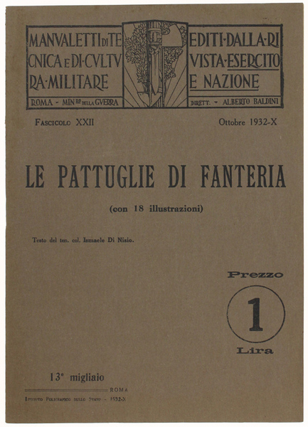 LE PATTUGLIE DI FANTERIA.
