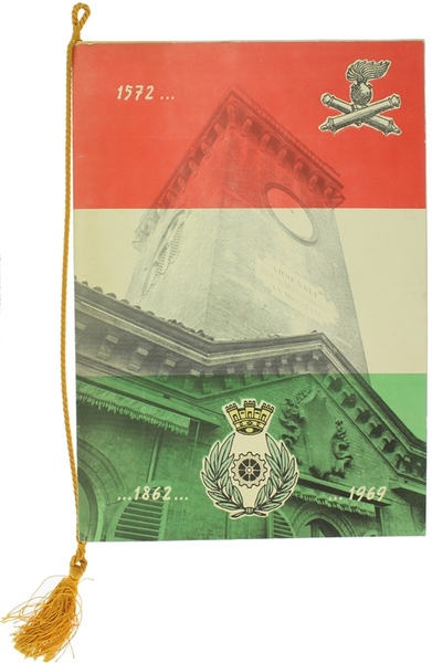 CALENDARIO DELL'ARSENALE DI TORINO 1969 con cordoncino originale.