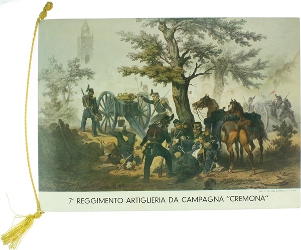 CALENDARIO DEL 7° REGGIMENTO ARTIGLIERIA DA CAMPAGNA "CREMONA" 1968 con …